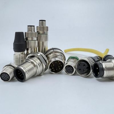 Dobra cena Brass Chrome Plated Electrical 8mm M8 3 Pin Connector 2000Hz w Internecie