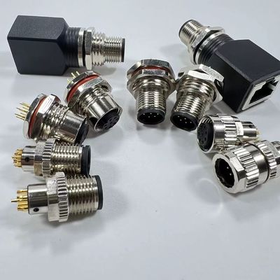 Dobra cena EMC Shielding 12mm M12 5pin Connector Bulkhead 3 - 17 Contacts w Internecie